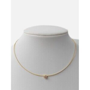 Vintage 925 Italy gold plated Necklace and Pendent Old Money , Preppy Modern